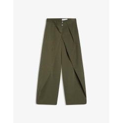 Pantalon barrel plissé