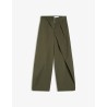 Pantalon barrel plissé